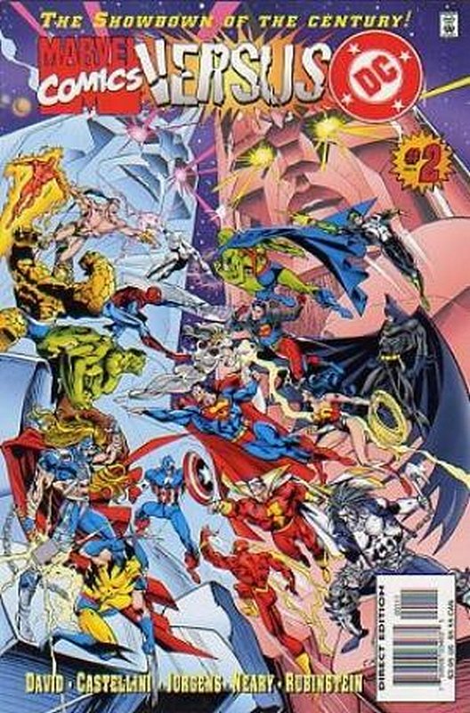 Cover of DC Versus Marvel Comics (1996 Ltd) #2. One of 250,000 Vintage American Comics on sale from Krypton!