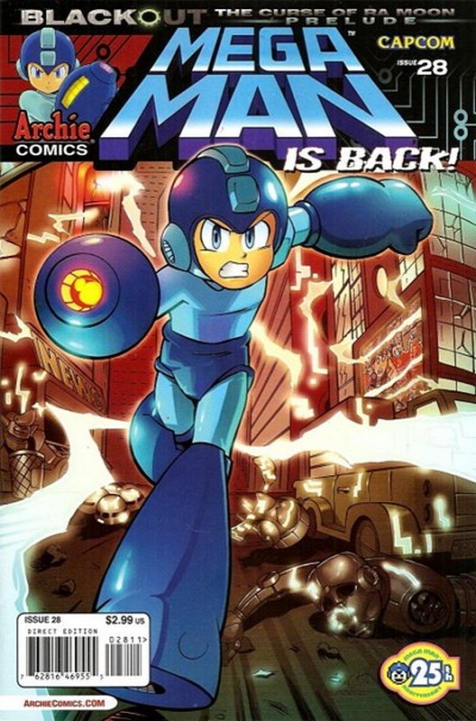 Cover of Mega Man (Archie Vol 1) #28. One of 250,000 Vintage American Comics on sale from Krypton!