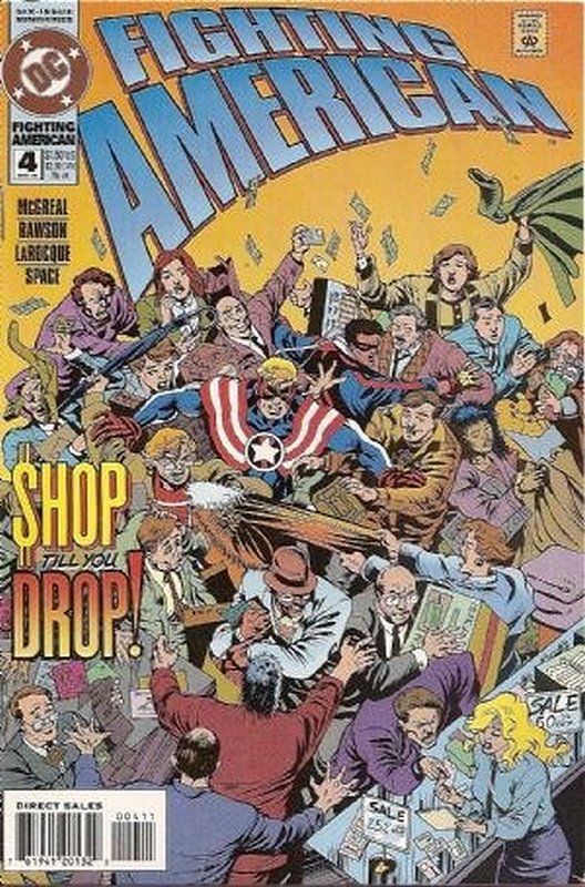 Cover of Fighting American (1994 Ltd) #4. One of 250,000 Vintage American Comics on sale from Krypton!