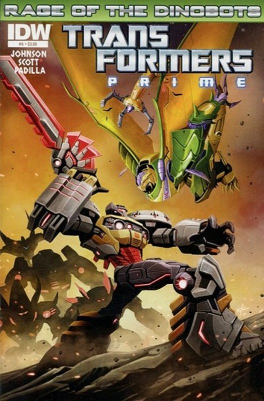 Cover of Transformers Prime: Rage of the Dinobots (Ltd) #4. One of 250,000 Vintage American Comics on sale from Krypton!