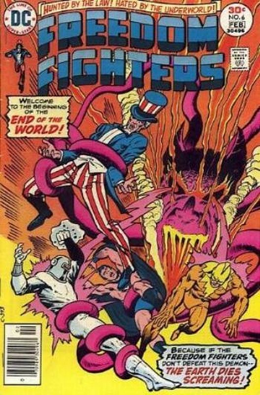 Cover of Freedom Fighters (Vol 1) #6. One of 250,000 Vintage American Comics on sale from Krypton!
