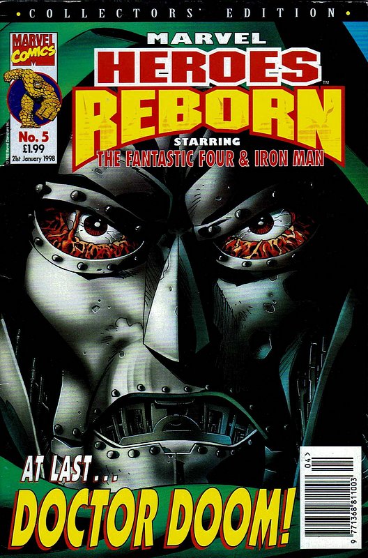 Cover of Marvel Heroes Reborn (Vol 1) (UK) #5. One of 250,000 Vintage American Comics on sale from Krypton!