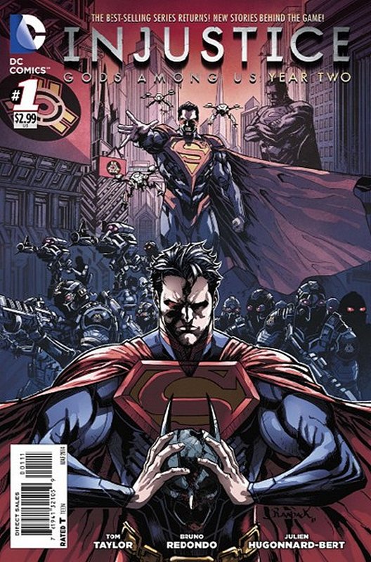 Cover of Injustice: Gods Among Us - Year Two #1. One of 250,000 Vintage American Comics on sale from Krypton!