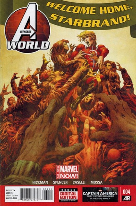 Cover of Avengers World (Vol 1) #4. One of 250,000 Vintage American Comics on sale from Krypton!