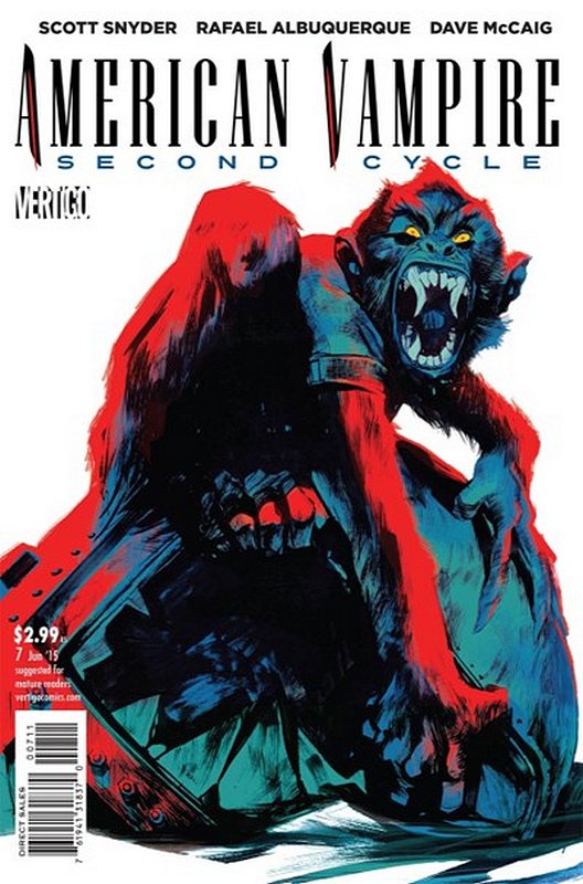 Cover of American Vampire (Vol 2) Second Cycle #7. One of 250,000 Vintage American Comics on sale from Krypton!