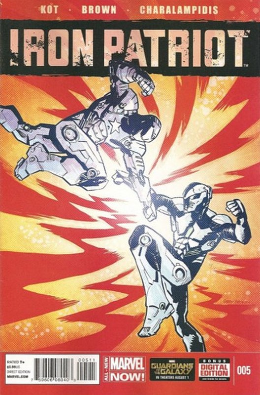 Cover of Iron Patriot (Vol 1) #5. One of 250,000 Vintage American Comics on sale from Krypton!