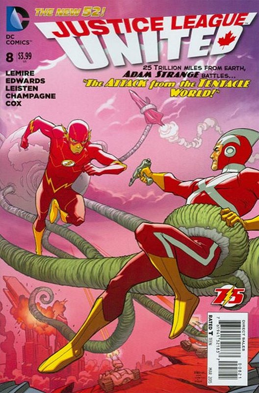 Cover of Justice League United (Vol 1) #8. One of 250,000 Vintage American Comics on sale from Krypton!