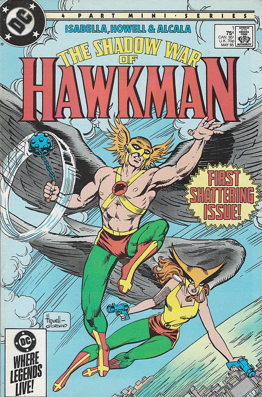 Cover of Hawkman (1985 Ltd) Shadow War of #1. One of 250,000 Vintage American Comics on sale from Krypton!