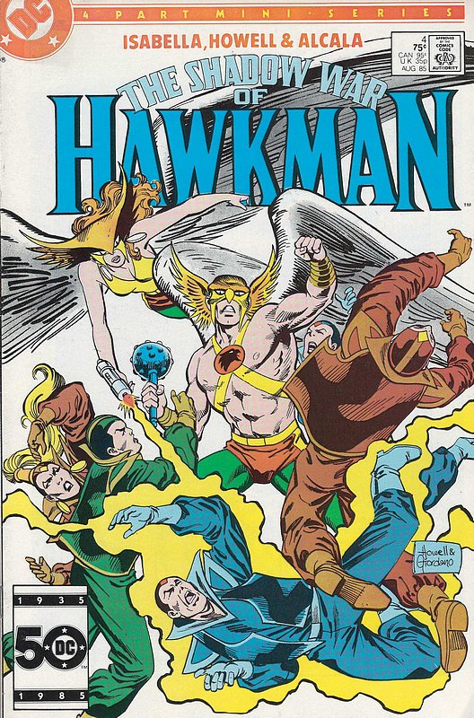 Cover of Hawkman (1985 Ltd) Shadow War of #4. One of 250,000 Vintage American Comics on sale from Krypton!