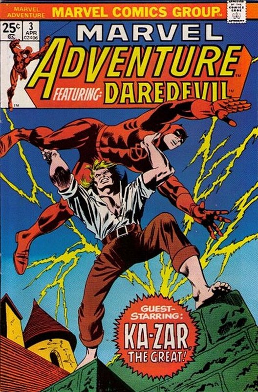 Cover of Marvel Adventure: Featuring Daredevil (Vol 1) #3. One of 250,000 Vintage American Comics on sale from Krypton!