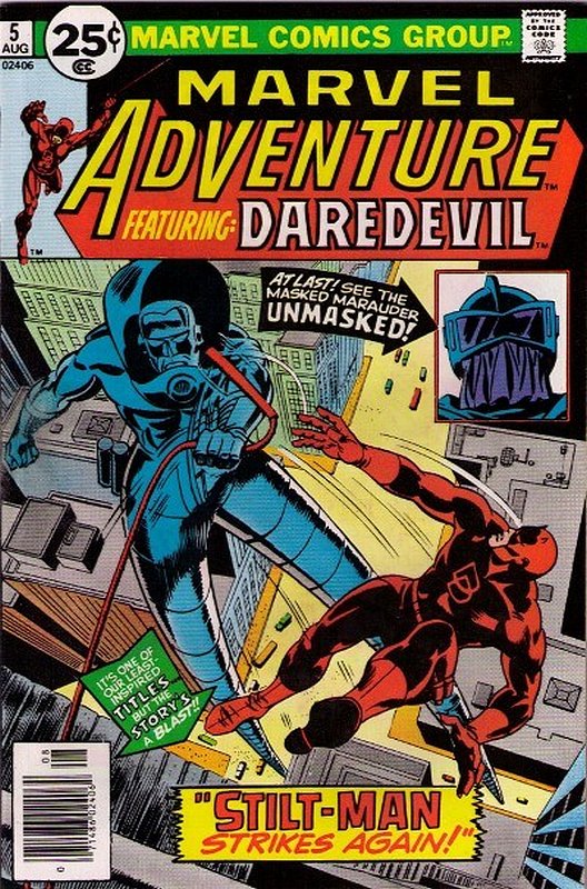 Cover of Marvel Adventure: Featuring Daredevil (Vol 1) #5. One of 250,000 Vintage American Comics on sale from Krypton!