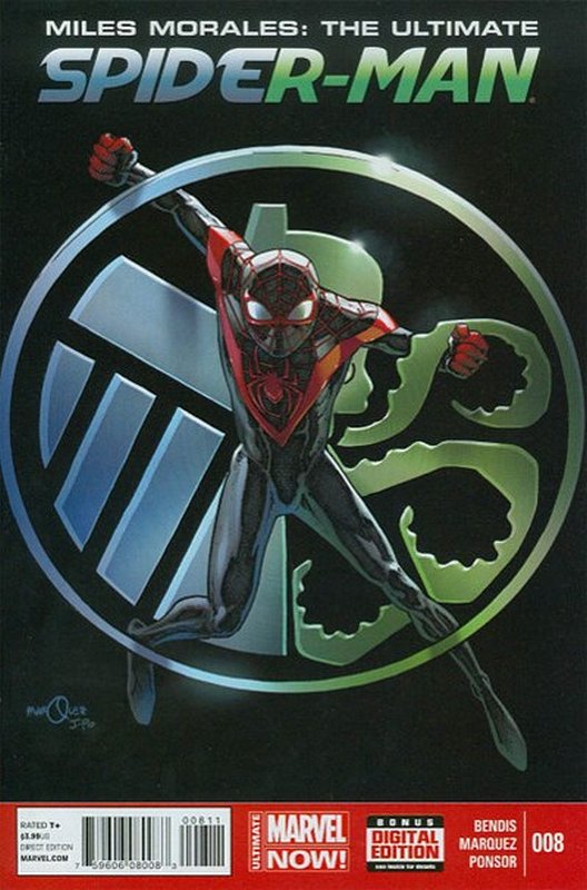 Cover of Miles Morales: Ultimate Spider-Man (Vol 1) #8. One of 250,000 Vintage American Comics on sale from Krypton!