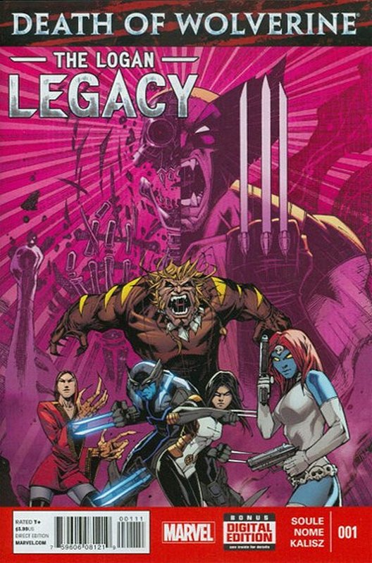 Cover of Death of Wolverine: Logan Legacy (2014 Ltd) #1. One of 250,000 Vintage American Comics on sale from Krypton!