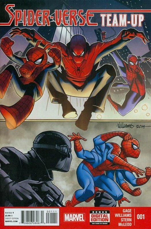 Cover of Spider-Verse Team-up (2014 Ltd) #1. One of 250,000 Vintage American Comics on sale from Krypton!
