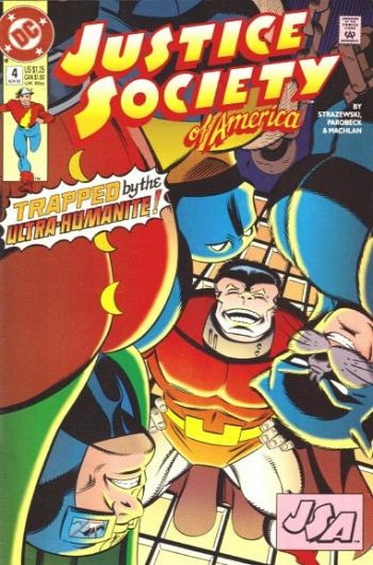 Cover of Justice Society of America (Vol 1) #4. One of 250,000 Vintage American Comics on sale from Krypton!