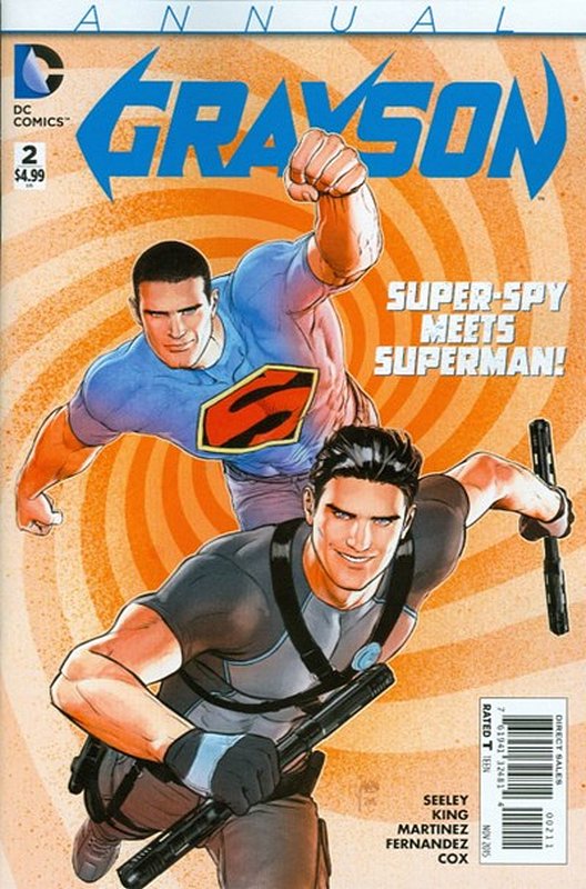 Cover of Grayson Annual (Vol 1) #2. One of 250,000 Vintage American Comics on sale from Krypton!