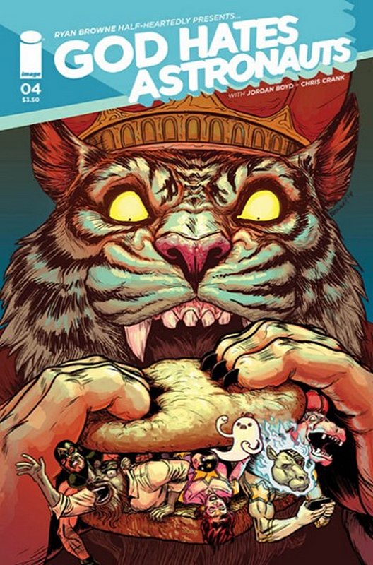 Cover of God Hates Astronauts (Vol 1) #4. One of 250,000 Vintage American Comics on sale from Krypton!