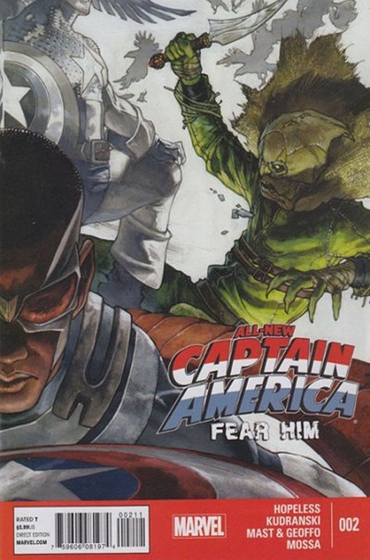 Cover of All-New Captain America: Fear Me (2015 Ltd) #2. One of 250,000 Vintage American Comics on sale from Krypton!