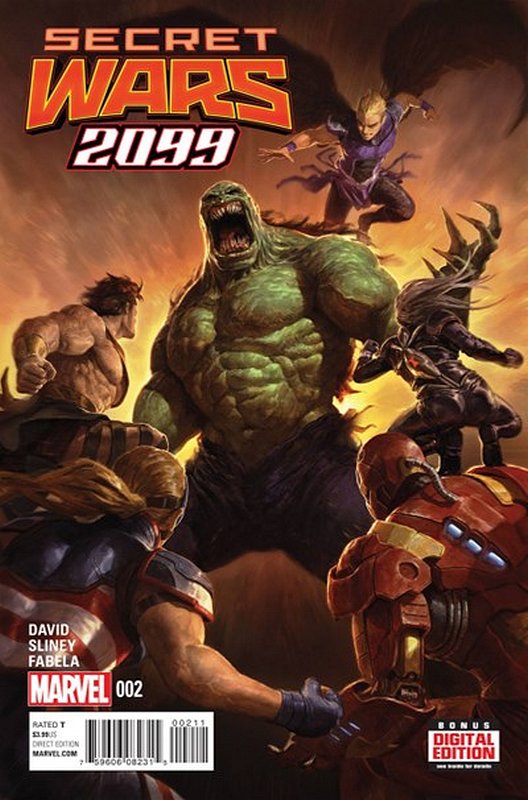Cover of Secret Wars 2099 (Vol 1) #2. One of 250,000 Vintage American Comics on sale from Krypton!