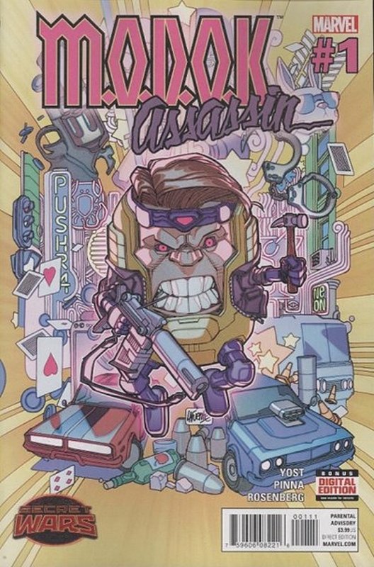 Cover of Modok assassin (2015 Ltd) #1. One of 250,000 Vintage American Comics on sale from Krypton!