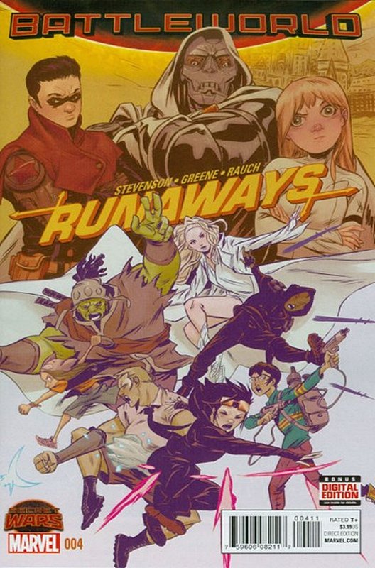 Cover of Runaways (Vol 4) #4. One of 250,000 Vintage American Comics on sale from Krypton!