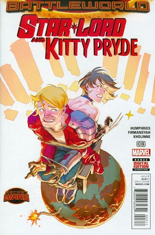 Cover of Starlord & Kitty Pryde (2015 Ltd) #3. One of 250,000 Vintage American Comics on sale from Krypton!
