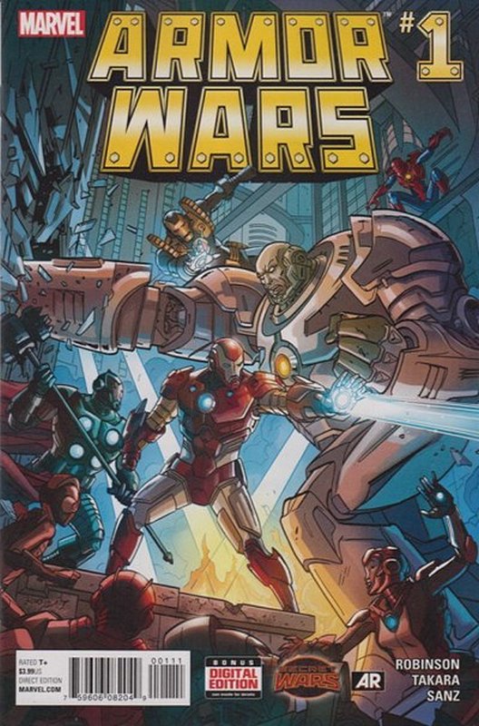 Cover of Armor Wars (2015 Ltd) #1. One of 250,000 Vintage American Comics on sale from Krypton!