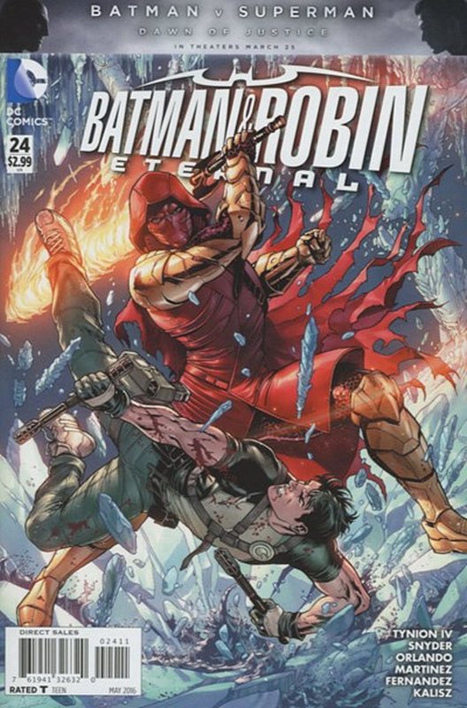 Cover of Batman and Robin Eternal (Vol 1) #24. One of 250,000 Vintage American Comics on sale from Krypton!