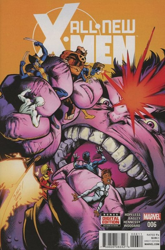 Cover of X-men (Vol 2) The All New #6. One of 250,000 Vintage American Comics on sale from Krypton!