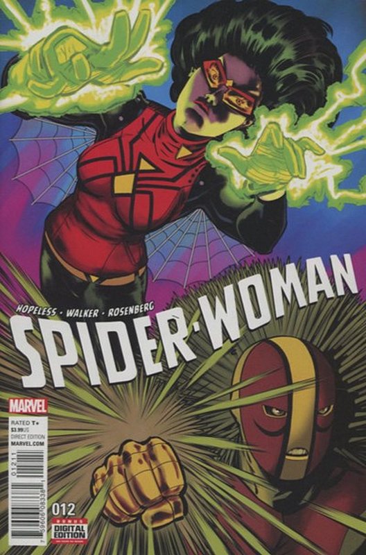 Cover of Spider-Woman (Vol 5) #12. One of 250,000 Vintage American Comics on sale from Krypton!