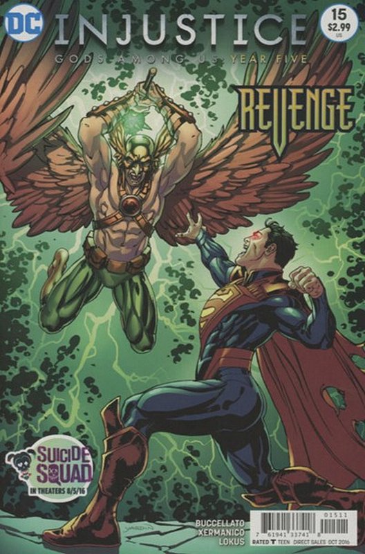 Cover of Injustice: Gods Among Us - Year Five #15. One of 250,000 Vintage American Comics on sale from Krypton!