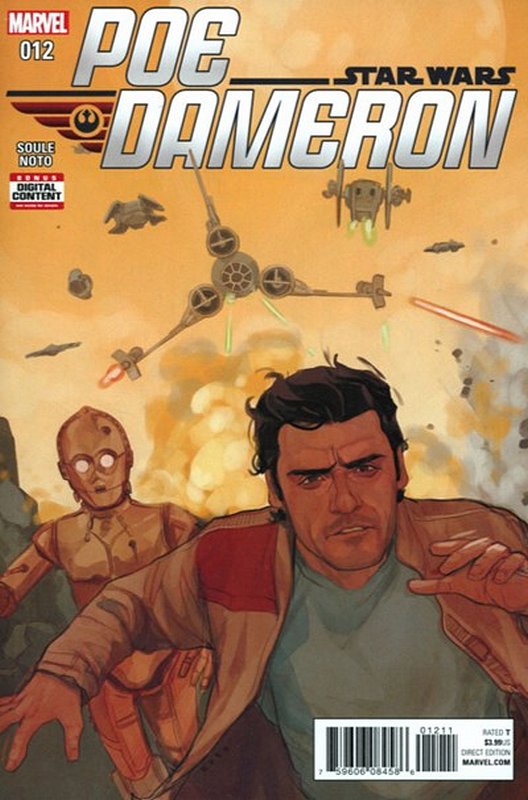 Cover of Star Wars: Poe Dameron #12. One of 250,000 Vintage American Comics on sale from Krypton!