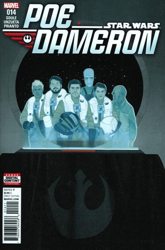 Cover of Star Wars: Poe Dameron #14. One of 250,000 Vintage American Comics on sale from Krypton!