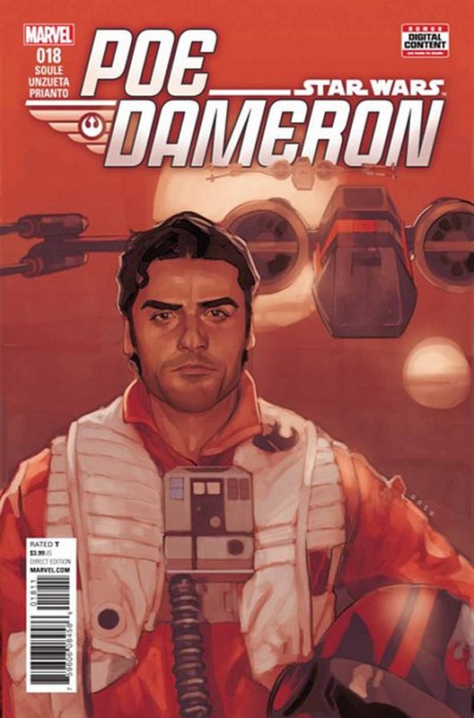 Cover of Star Wars: Poe Dameron #18. One of 250,000 Vintage American Comics on sale from Krypton!
