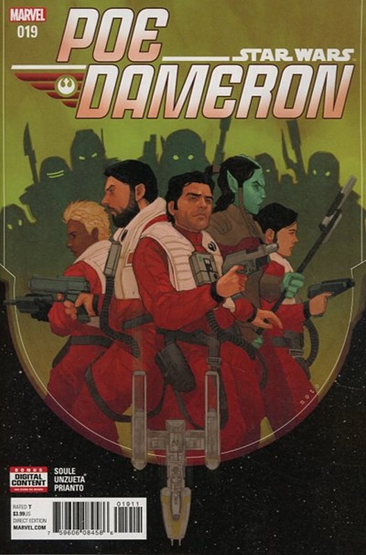 Cover of Star Wars: Poe Dameron #19. One of 250,000 Vintage American Comics on sale from Krypton!