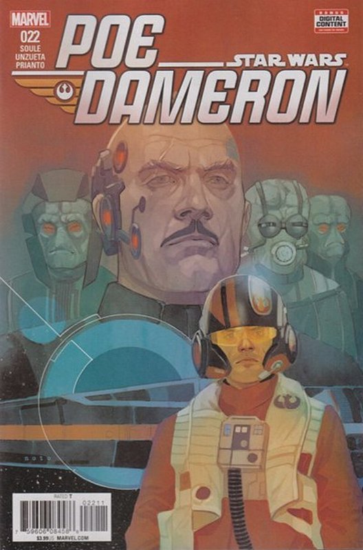 Cover of Star Wars: Poe Dameron #22. One of 250,000 Vintage American Comics on sale from Krypton!