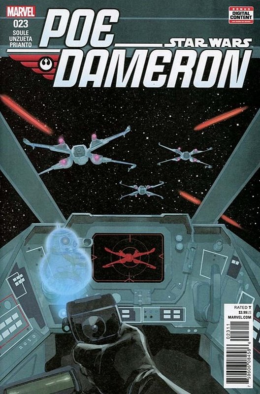 Cover of Star Wars: Poe Dameron #23. One of 250,000 Vintage American Comics on sale from Krypton!