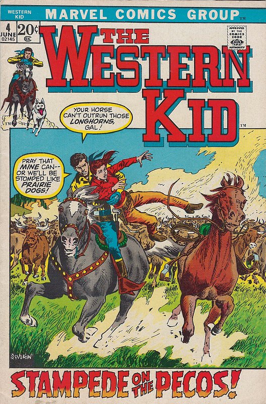 Cover of Western Kid (Vol ) #4. One of 250,000 Vintage American Comics on sale from Krypton!