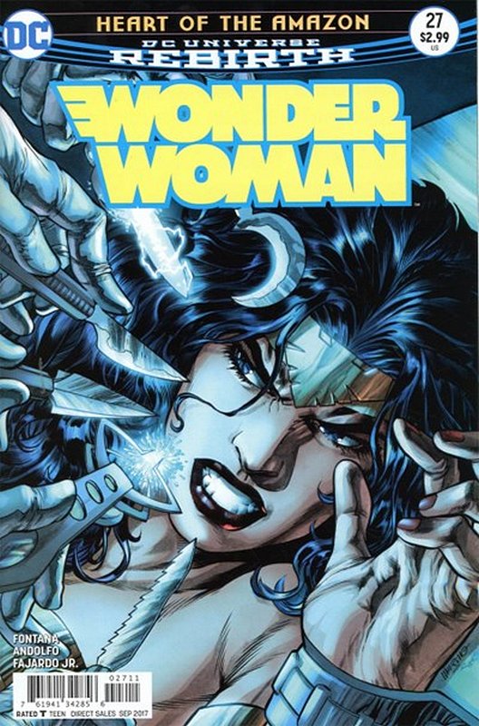 Cover of Wonder Woman (Vol 5) #27. One of 250,000 Vintage American Comics on sale from Krypton!