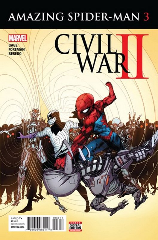 Cover of Civil War II Amazing Spider-Man (2016 Ltd) #3. One of 250,000 Vintage American Comics on sale from Krypton!