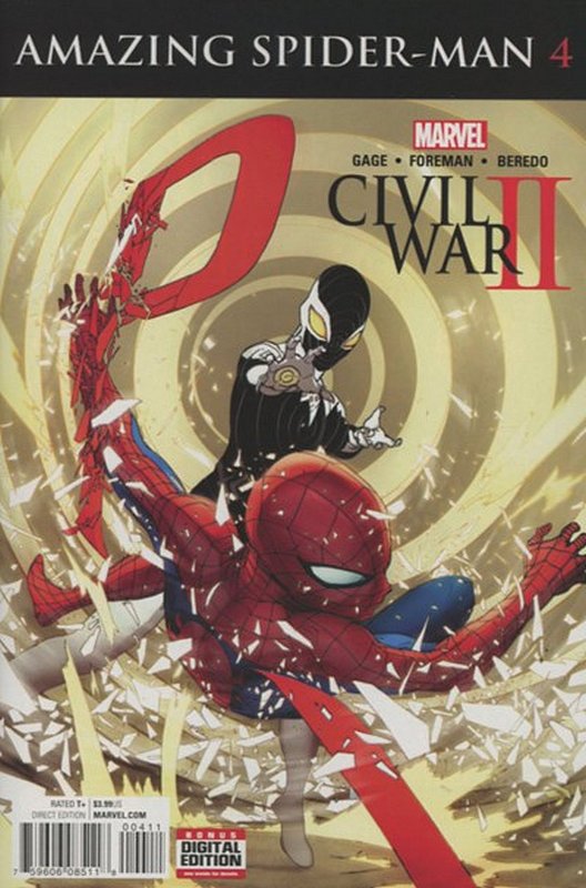 Cover of Civil War II Amazing Spider-Man (2016 Ltd) #4. One of 250,000 Vintage American Comics on sale from Krypton!