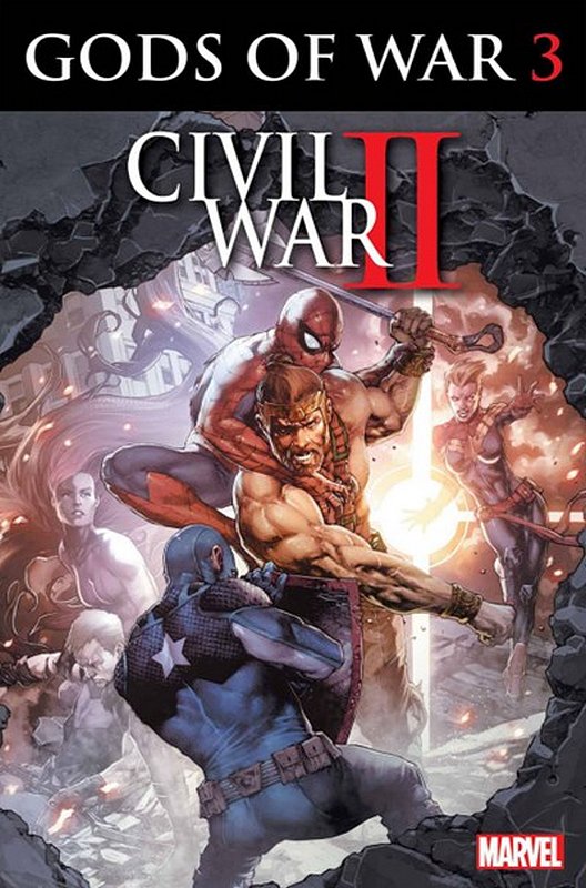 Cover of Civil War II Gods of War (2016 Ltd) #3. One of 250,000 Vintage American Comics on sale from Krypton!