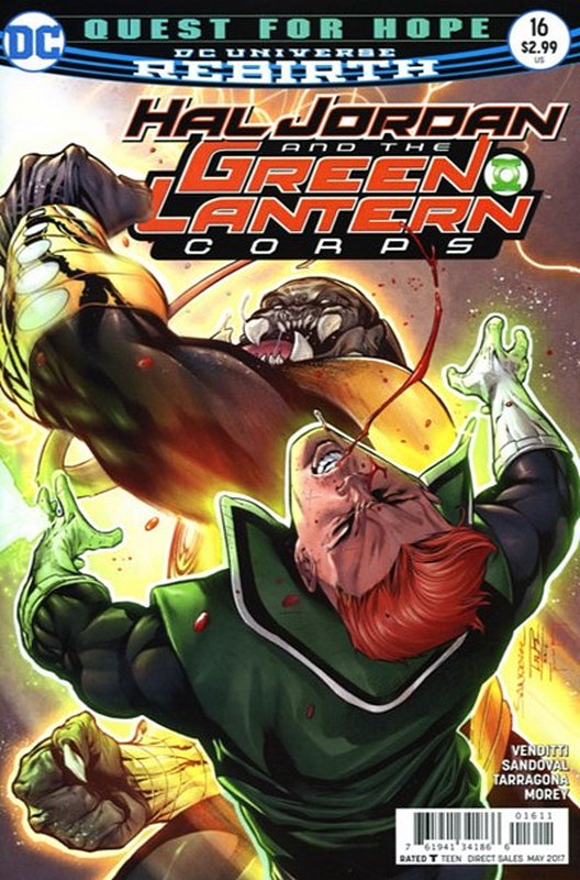 Cover of Hal Jordan & GL Corps (Vol 1) #16. One of 250,000 Vintage American Comics on sale from Krypton!