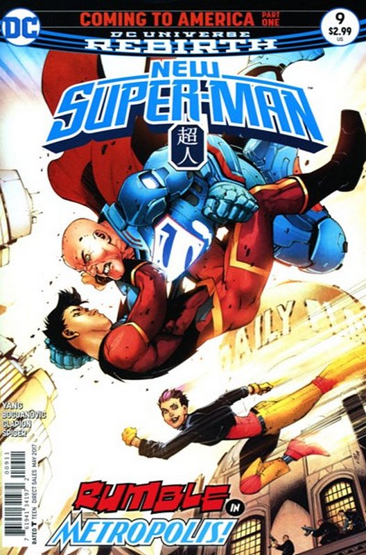 Cover of New Super-man (Vol 1) #9. One of 250,000 Vintage American Comics on sale from Krypton!