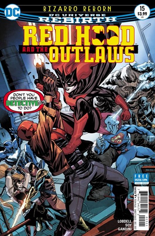 Cover of Red Hood & The Outlaws (Vol 2) #15. One of 250,000 Vintage American Comics on sale from Krypton!