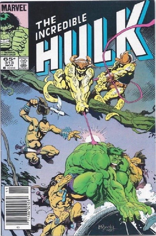 Cover of Incredible Hulk (Vol 2) #313. One of 250,000 Vintage American Comics on sale from Krypton!