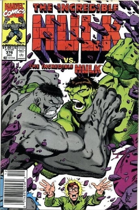 Cover of Incredible Hulk (Vol 2) #376. One of 250,000 Vintage American Comics on sale from Krypton!