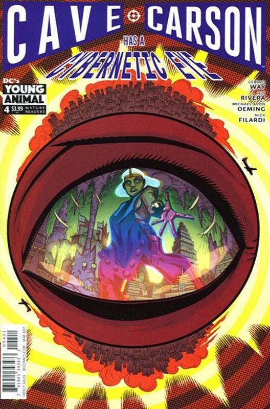 Cover of Cave Carson: Has a Cybernetic Eye #4. One of 250,000 Vintage American Comics on sale from Krypton!
