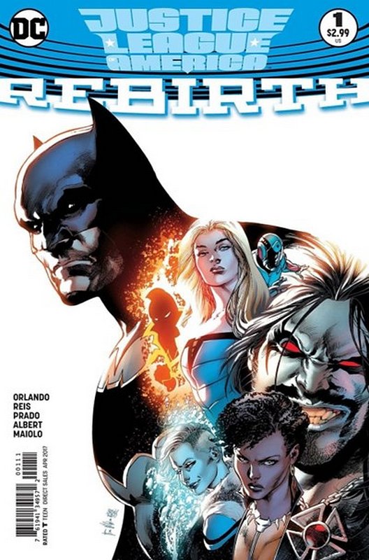 Cover of Justice League of America: Rebirth (2017 One Shot) #1. One of 250,000 Vintage American Comics on sale from Krypton!