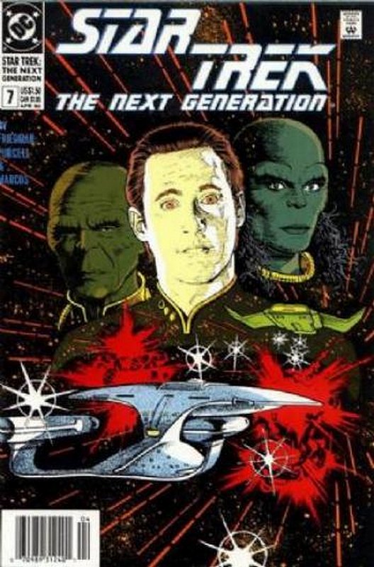Cover of Star Trek: The Next Generation (Vol 2) #7. One of 250,000 Vintage American Comics on sale from Krypton!